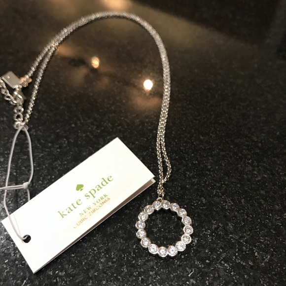 kate spade Jewelry - Kate Spade ♠️ silver rhinestone necklace